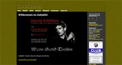 Desktop Screenshot of club-debil.com